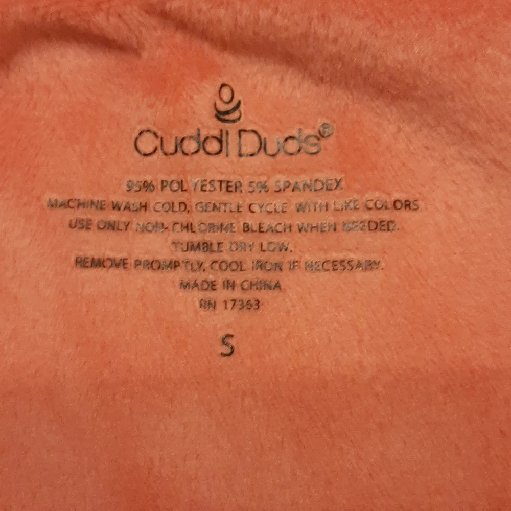 Cuddl Duds PJ top S - Picture 4 of 4